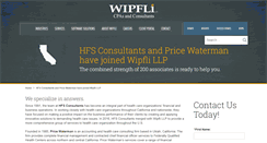 Desktop Screenshot of hfsconsultants.com