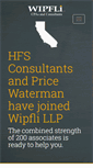 Mobile Screenshot of hfsconsultants.com